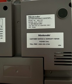 Vintage NES Console Action Set Bundle - Zapper Gun, 2 Controllers, Hookups