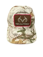 Realtree Camo Hat Women's OSFM Pink Embroidered Logo Outdoors Hunting Sports