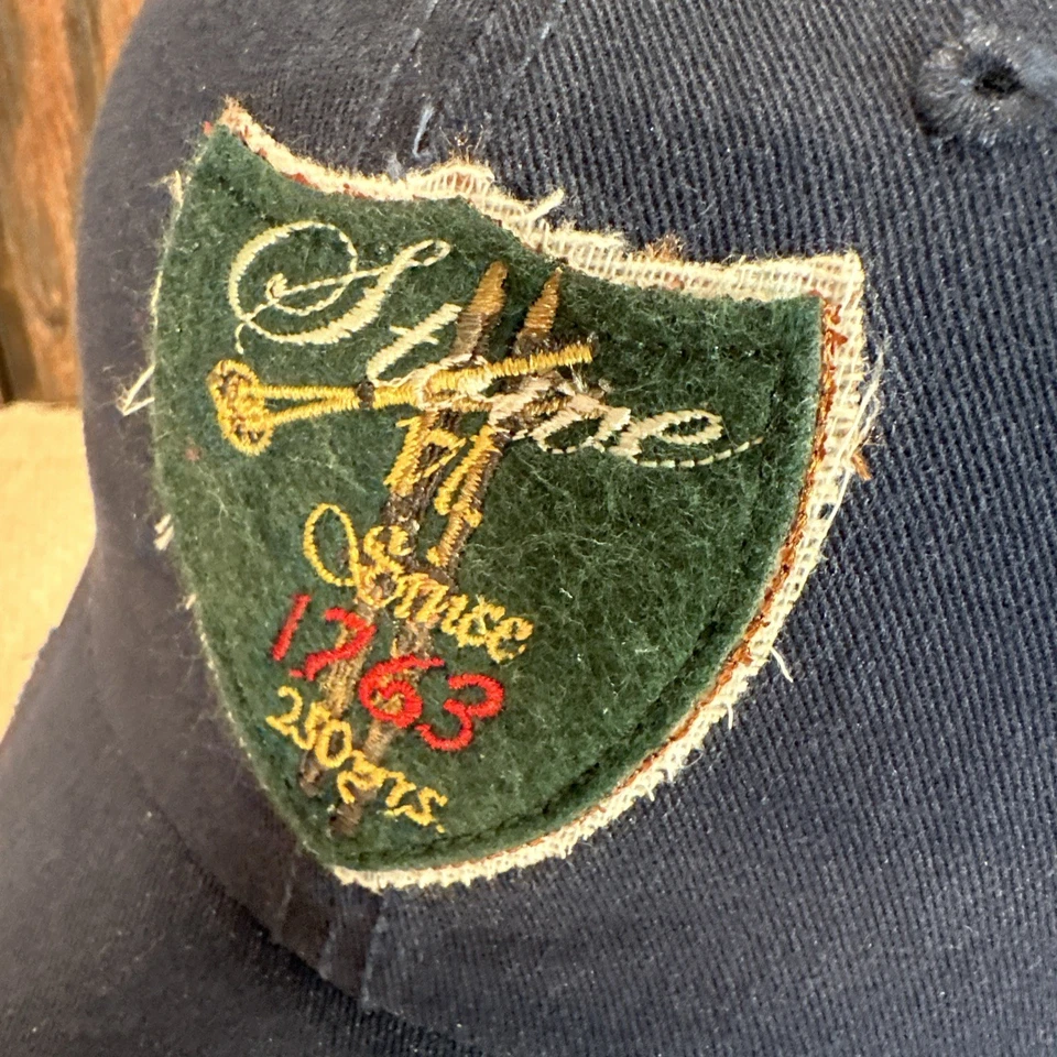 Gorra Stowe Sombrero Azul Marino Parche Esquís Esquí Esquí Elástico Ajuste Pequeño a Mediano S/M Foto 2 de 4