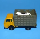Lesney Matchbox Yellow Cattle Truck No 37 w Cattle England c 1960s