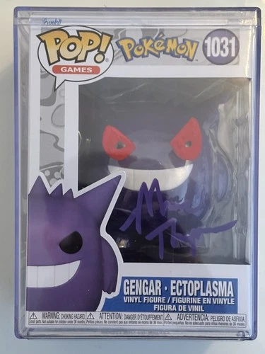 Mark Thompson signed Pokemon Ganger Funko pop -Comes In Hard Plastic Protector