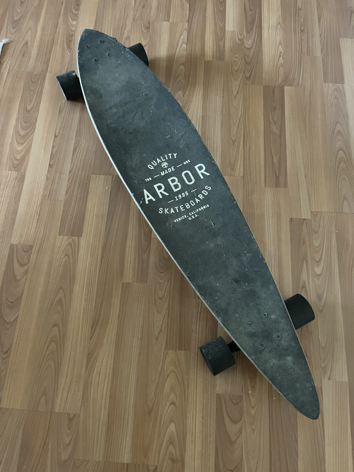 Longboard Deck And Wheels. Stumptown, Spins Awesome, See Vid.