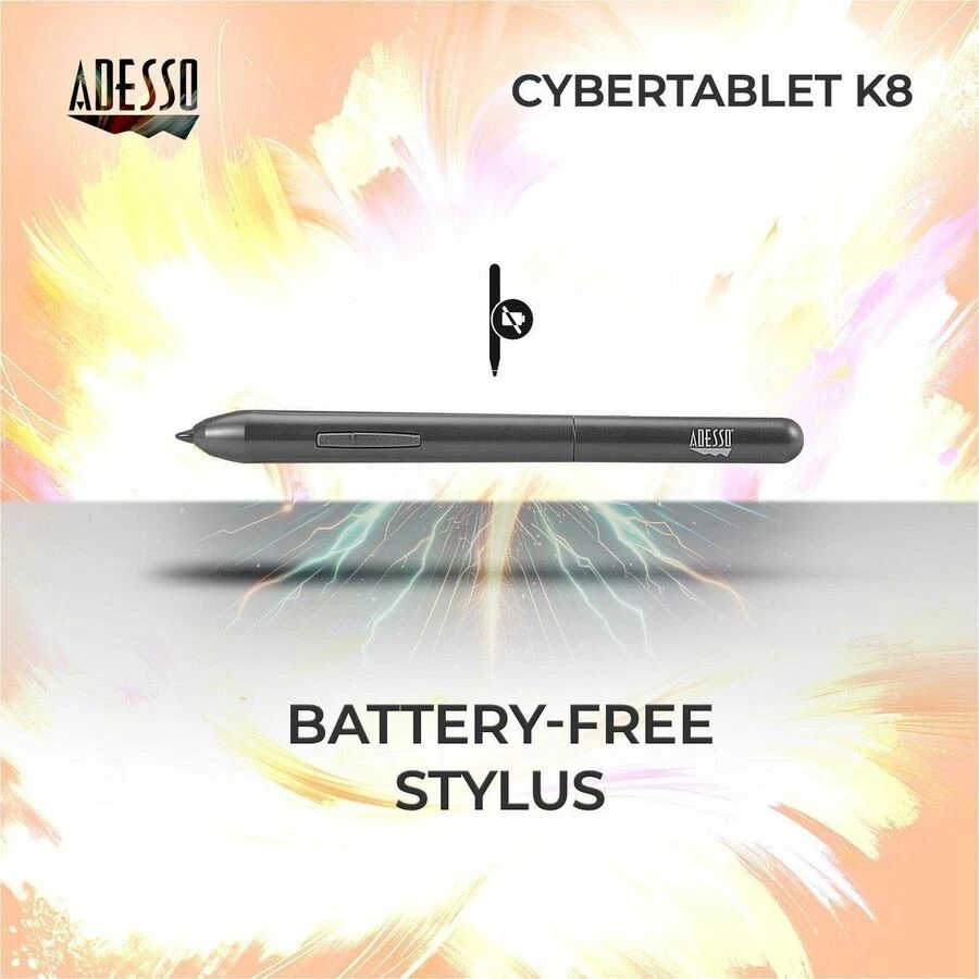 Adesso 8" x 5" Graphic Tablet (cybertabletk8) - Image 3 of 4