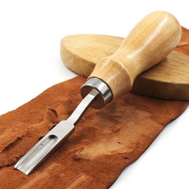 Leather Edge Beveler Cutting Skiving Trimming DIY Handmade Craft Tool