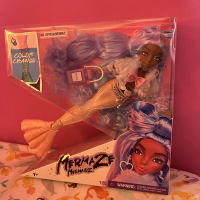 Mermaze Mermaidz Color Change Shellnelle Mermaid Fashion Doll with Accessories