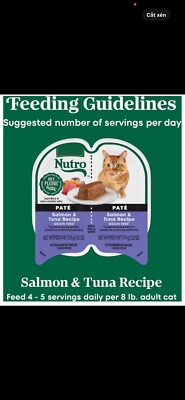 Nutro Pate Salmon & Tuna Receipt  Grain Free