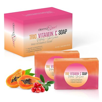 Original Kojic Acid Soap Arbutin Glutathione Skin Whitening Brightening 140  GM