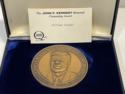 John F. Kennedy Memorial Citizenship Award Medal - Picture 2 of 14