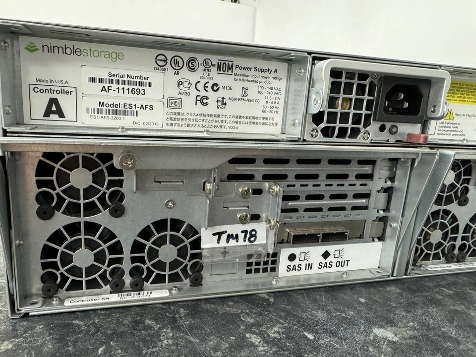 Nimble Storage 2U SAN Expansion Array 6Gb/s SAS ES1-AFS NO Storage included - Image 3 of 4