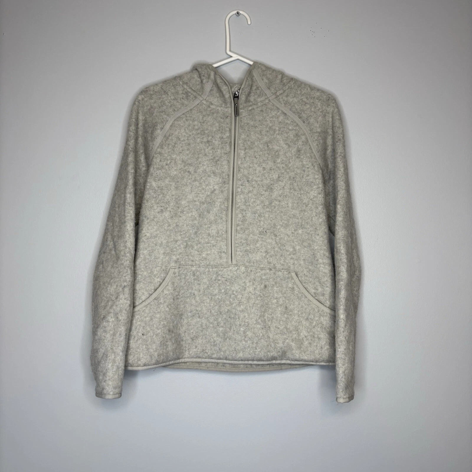 smartwool hudson trail fleece anorak ash heather jacket