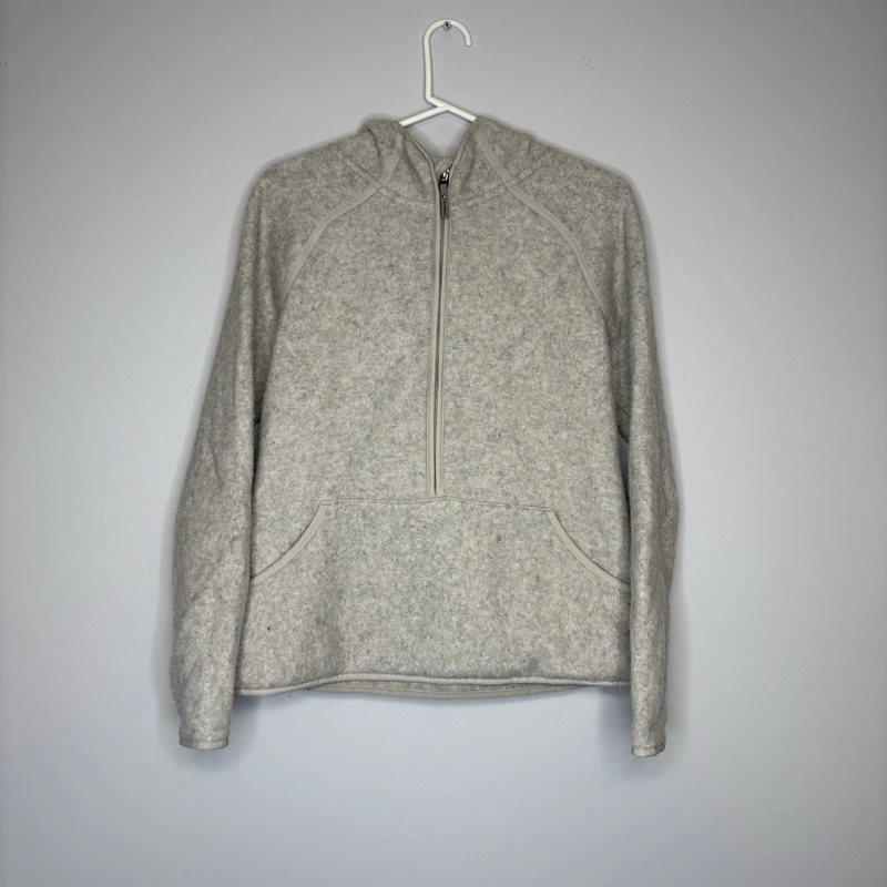 smartwool hudson trail fleece anorak ash heather jacket