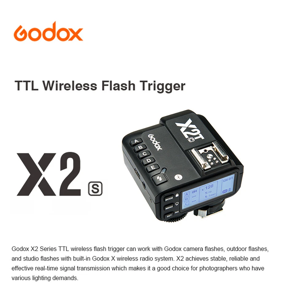 US Godox X2T-S 2.4G TTL Flash Trigger Transmitter+3*X1R-S Receiver Kit For Sony - Image 2 of 4