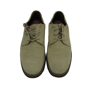 Tan/Beige Jos. A. Bank Suede Leather Bucks for Men. 10.5 Medium. Suede Shoes | Jos A Bank main image 4