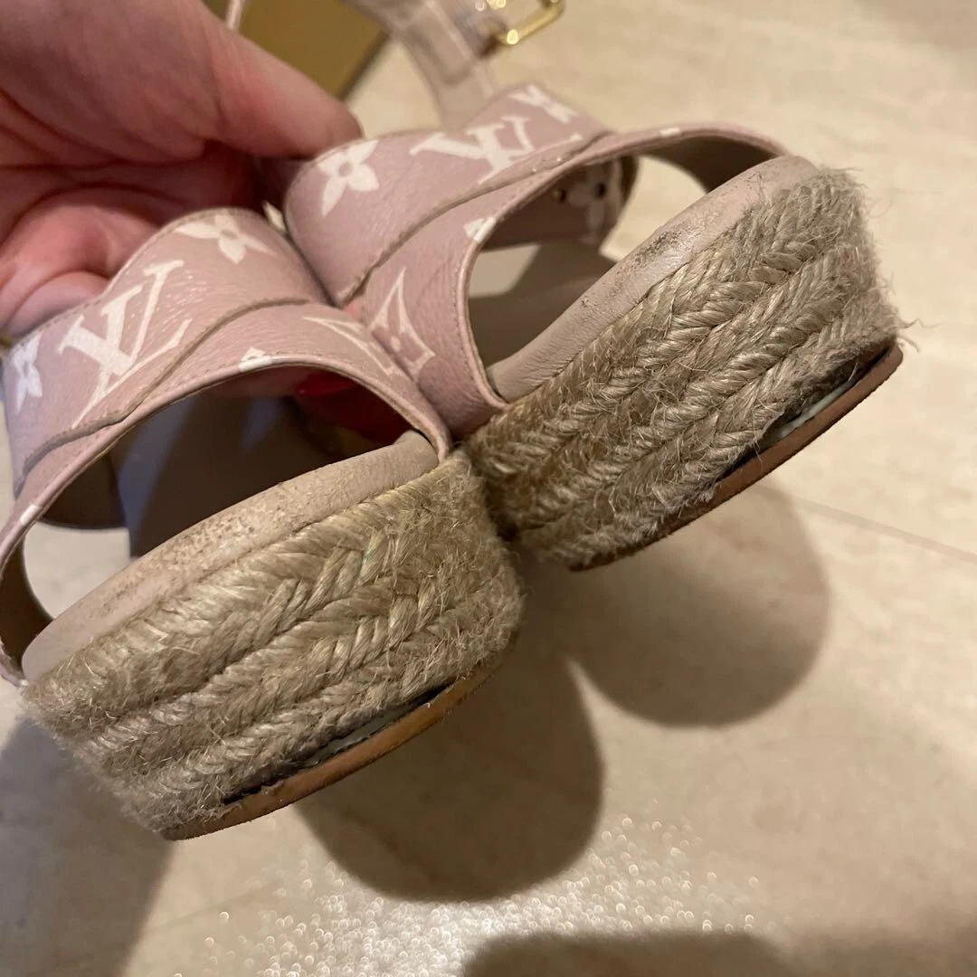 Louis Vuitton Women's White Sandals