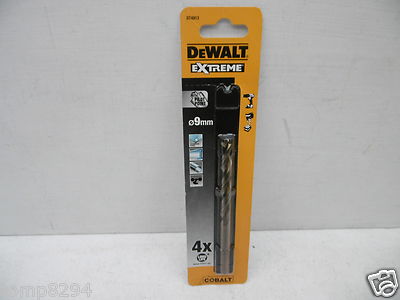 DEWALT DT4913 9MM HSS E INDUSTRIAL COBALT METAL DRILL BIT