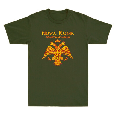 Distressed The Byzantines Eastern Roman Empire Rome Latin SPQR Men's T-Shirt Tee