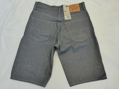 NWT MENS LEVIS 569 LOOSE STRAIGHT RIGID DENIM JEAN SHORTS $45 GRAY 35569-0101 | eBay