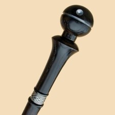 Victorian Round Knob Wooden Head Handle Rosewood Walking Stick Cane For Unisex