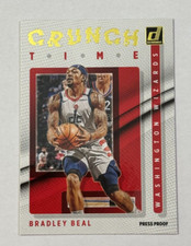 2021-22 Panini Donruss Crunch Time Press Proof #11 Bradley Beal Washington