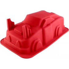 Backform aus Silikon, Auto, in der Farbe rot, Neu & OVP