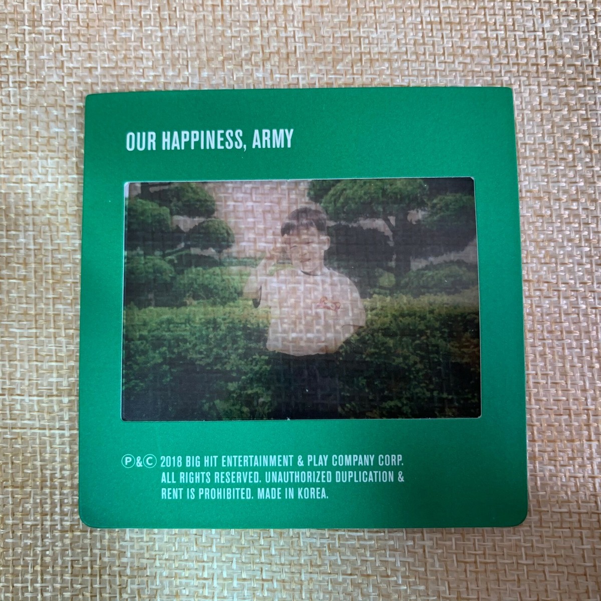 BTS JIMIN [2019 Season's Greetings] Official Baby Photo Film