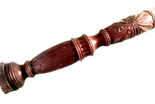 Architectural Salvage Charleston Rice Carved Ornate Poster Bed Post