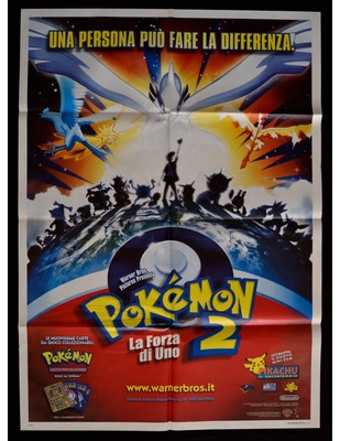 Poster Pokemon 2 Poketto Monsutā Myūtsū Gyakushū Newtwo Pikachu Kunihik A338