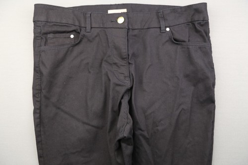Damen H&M Mid Rise Skinny Stretch Hose schwarz 5 Taschen Größe 18 (36x31) - Bild 2 von 6
