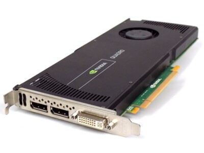 2GB HP 671137-001 Nvidia Quadro 4000 GDDR5 PCIe 2.0 x16 DisplayPort DVI-I DL GPU