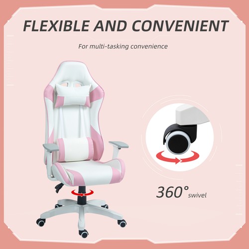 Gaming Chair, Racing Gamer Chair, Reclining Faux Leather Computer Chair - Picture 7 of 9