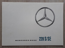Mercedes-benz 220 S Se Saloon Brochure 1961 - Fintail