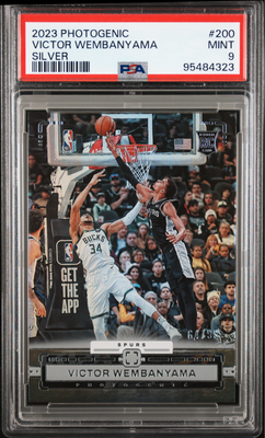 2023 Panini Photogenic Victor Wembanyama #200 Rookie Silver Prizm 