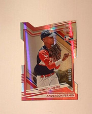 2022 Elite Extra Edition Prime Number Die Cut Red #179 Anderson Fermin Rc #8/125