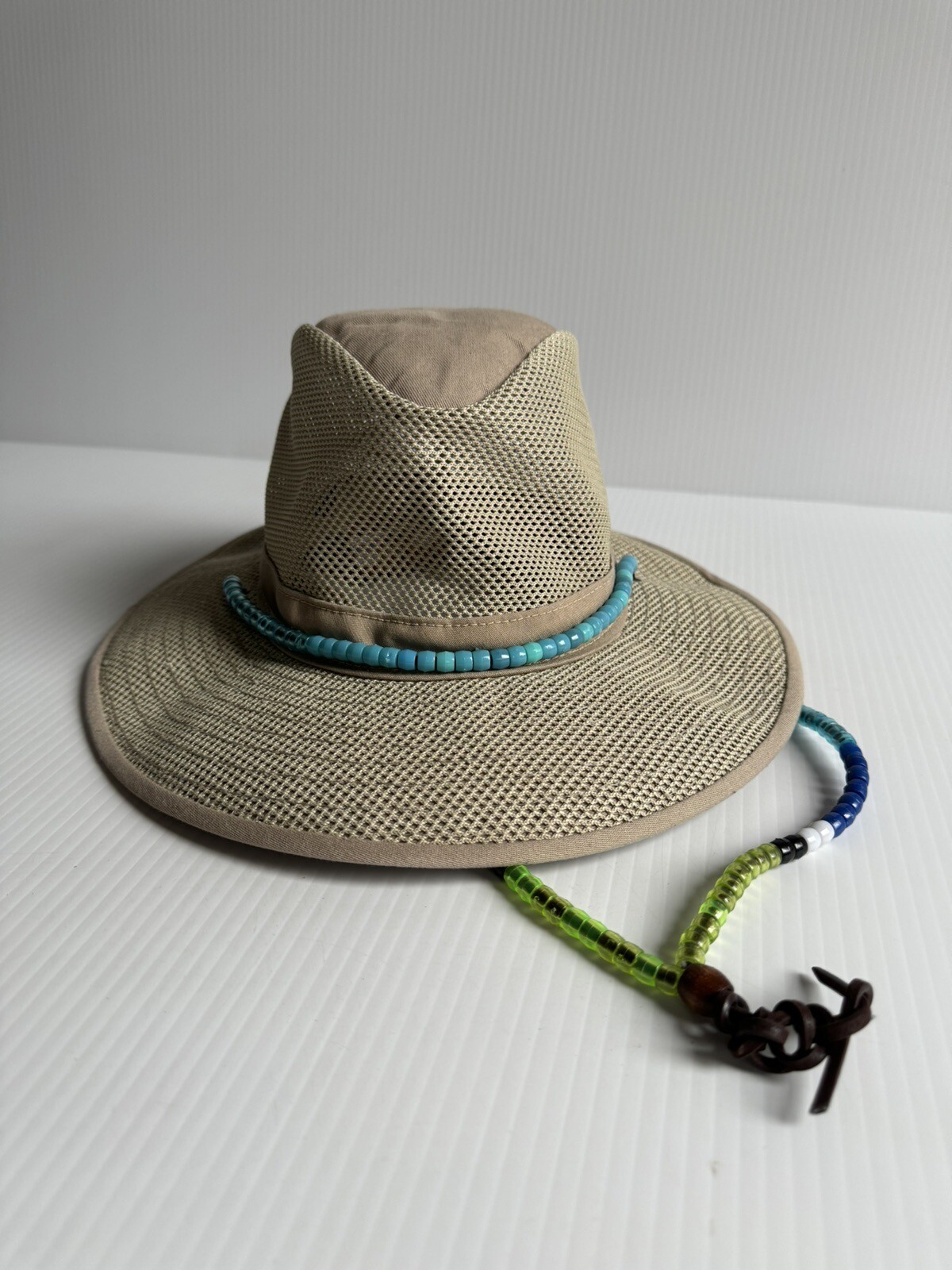 Henschel Hat Co. H1H Vented Mesh Canvas Safari MEDIUM Khaki 