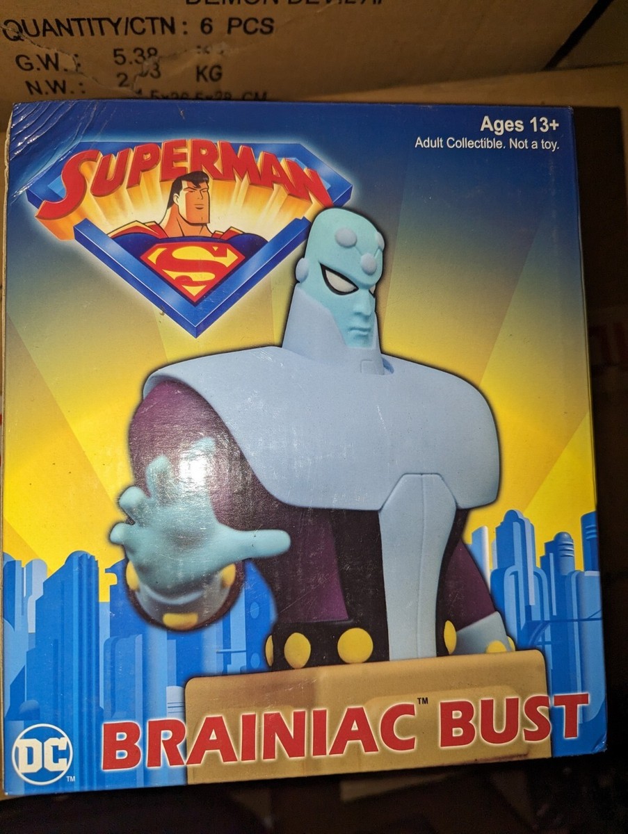 Superman The Animated series Brainiac Bust | eBay