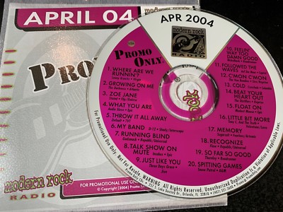 PROMO ONLY Modern Rock Radio April 2004 Lenny Kravitz Incubus