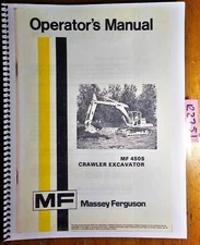 Massey Ferguson MF 450S Crawler Excavator Owner Operator Manual 1431 473 M3 3/74
