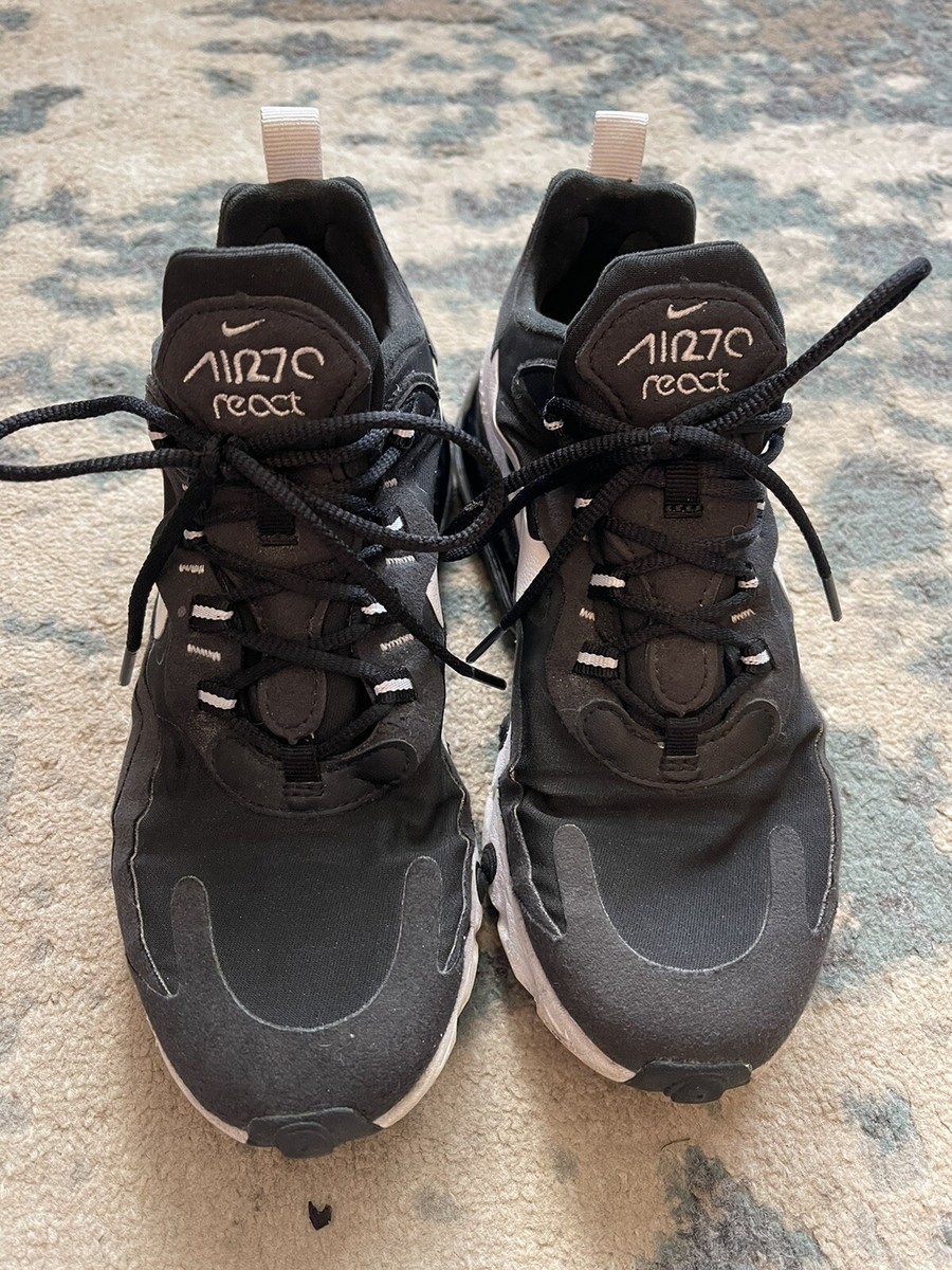 Nike Air Max 270 React Black White - CL3899-002 Women's Size Nike Air Max 270 React Black White - CL3899-002 Women's Size