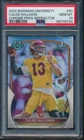 PSA 10 CALEB WILLIAMS 1st 2022 Bowman Chrome University BEARS Rookie RC GEM MINT