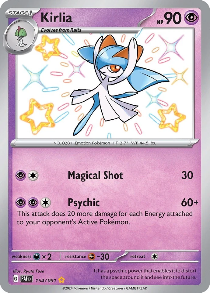 Kirlia 154/091 SV: Paldean Fates