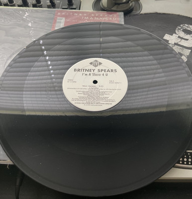 Britney Spears   I'm A Slave 4 U OG 2001 Press 12'' In OG Cover VG+/VG