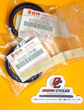 NOS Suzuki OEM Front Damper Fork Oil Seal SET RMZ450 RM125 RMZ RM250 51153-37F80