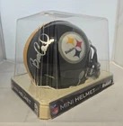 Bill Cowher Pittsburgh Steelers Signed Mini Riddell Football Helmet with COA