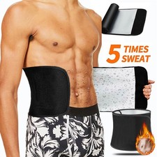 Women Waist Trimmer Belt Men Hot Sweat Wrap Tummy Weight Loss Fat Burner Corset