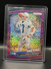 2025 DAVE KRIEG PURPLE SHIMMER FOTL PRIZM #/15 SEATTLE SEAHAWKS