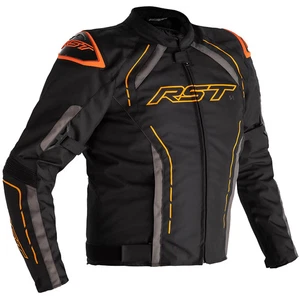 RST S1 Ce Textile Waterproof Motorcycle Motorbike Jacket - Black/Grey/Orange