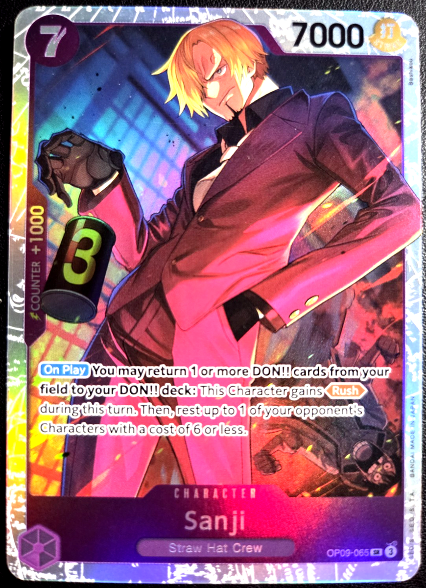 Sanji OP09-065 SR ONE PIECE Card Game NM Purple Reprint | eBay