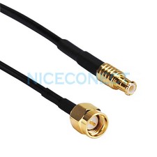 SMA Male to MCX Male Straight Extension RF Pigtail RG174 Cable Wireless Antenna