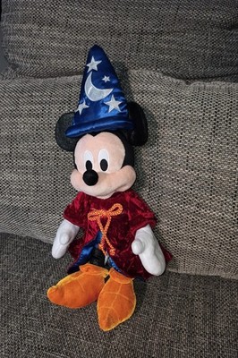 Disney Store Micky Mickey Maus Hut leuchtet Fantasia Plüsch Kuscheltier Zauberer