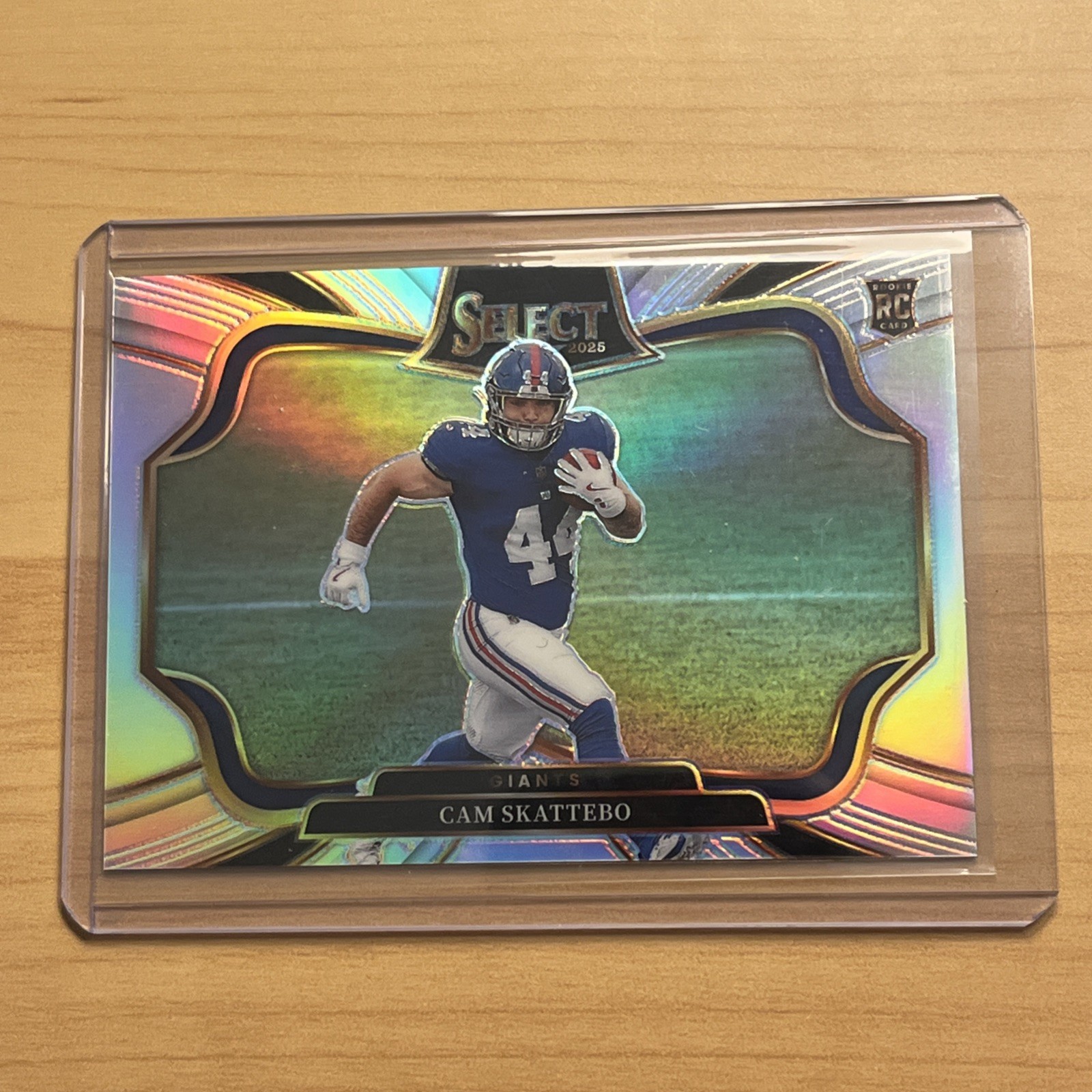 2025 Panini Select #494 Cam Skattebo RC Rookie Field Level Silver Prizm (ED)